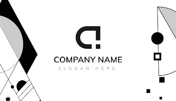 Abstract modern black and white template | Free stock illustration - 579433