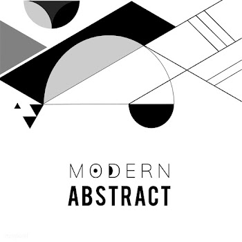Abstract modern black and white template | Free stock vector - 579404