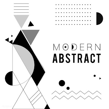 Abstract modern black and white template | Free stock vector - 579405