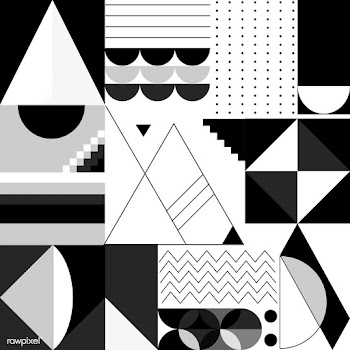 Abstract modern black and white template | Free stock vector - 579416
