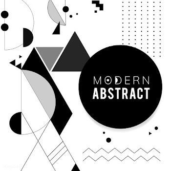 Abstract modern black and white template | Free stock vector - 579444