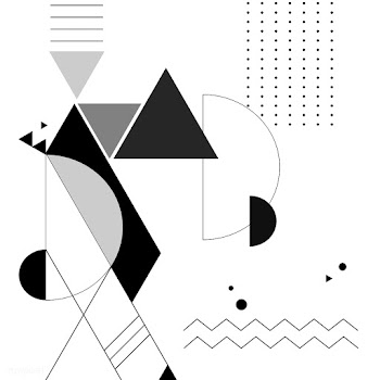 Abstract modern black and white template | Free stock vector - 579446