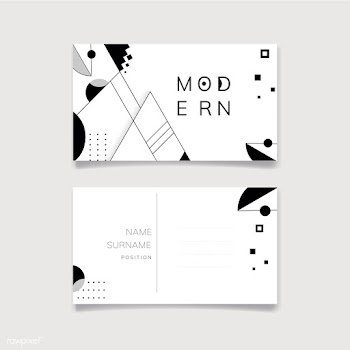 Abstract modern black and white template set | Free stock vector - 579417