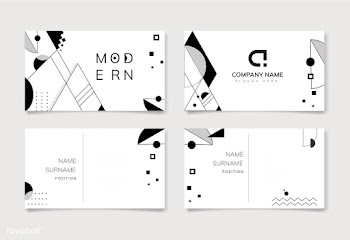 Abstract modern black and white template set | Free stock vector - 579426
