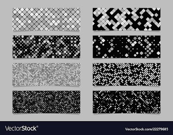 Abstract modern diagonal rounded square pattern vector image