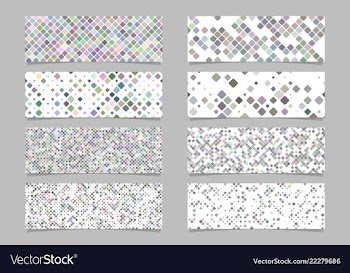 Abstract modern diagonal rounded square pattern vector image