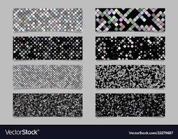 Abstract modern diagonal rounded square pattern vector image