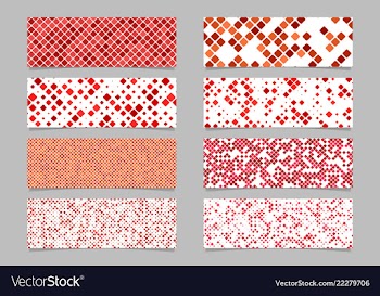 Abstract modern diagonal rounded square pattern vector image