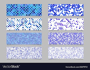 Abstract modern diagonal rounded square pattern vector image