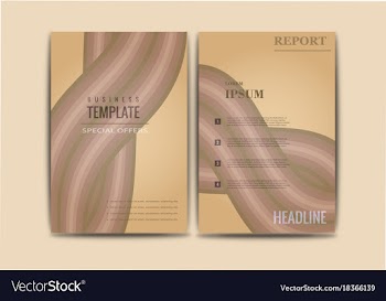 Abstract modern flyers brochure business brochure vector image