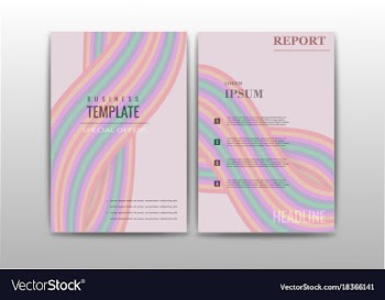 Abstract modern flyers brochure business brochure vector image