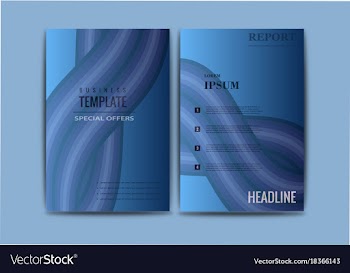 Abstract modern flyers brochure business brochure vector image