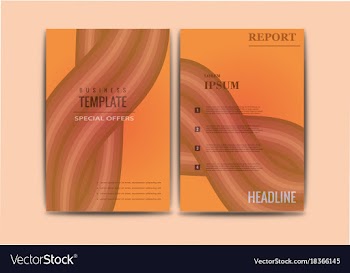 Abstract modern flyers brochure business brochure vector image