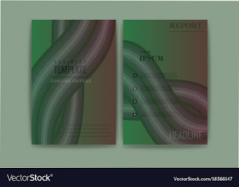 Abstract modern flyers brochure business brochure vector image