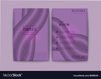 Abstract modern flyers brochure business brochure vector image