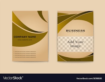 Abstract modern flyers brochure business brochure vector image