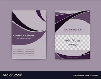 Abstract modern flyers brochure business brochure vector image