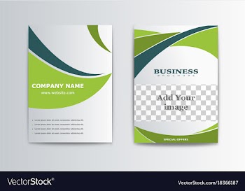 Abstract modern flyers brochure business brochure vector image