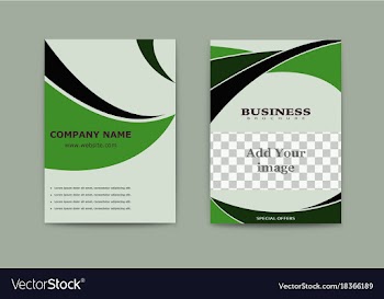 Abstract modern flyers brochure business brochure vector image