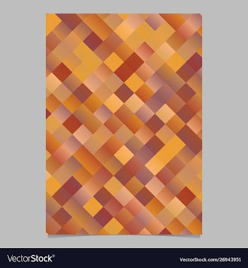 Abstract modern gradient geometrical square flyer vector image