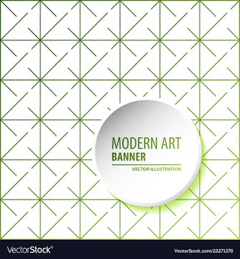 Abstract molecules and 3d paper integrated vector image
