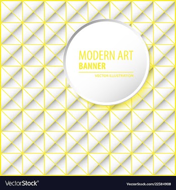 Abstract molecules and 3d paper integrated vector image