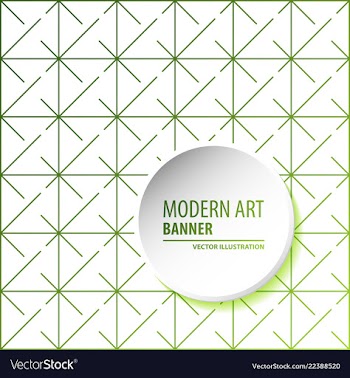 Abstract molecules and 3d paper integrated vector image
