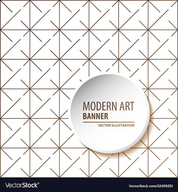 Abstract molecules and 3d paper integrated vector image