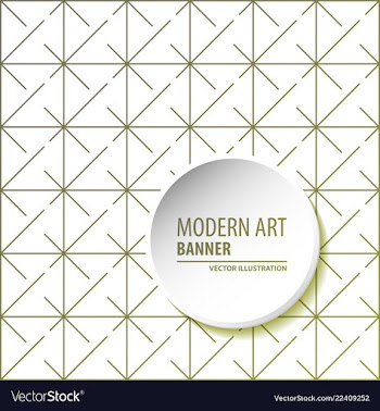 Abstract molecules and 3d paper integrated vector image