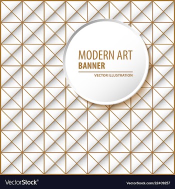 Abstract molecules and 3d paper integrated vector image