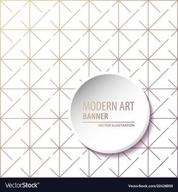 Abstract molecules and 3d paper integrated vector image