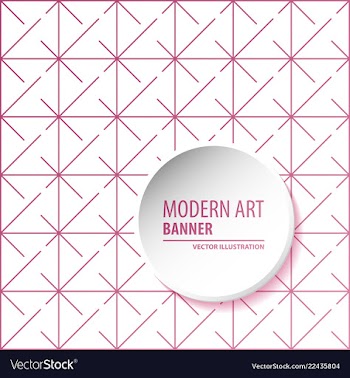 Abstract molecules and 3d paper integrated vector image