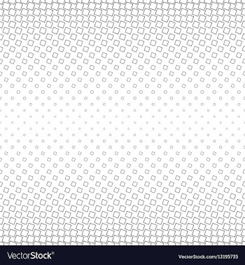 Abstract monochrome angular square pattern vector image