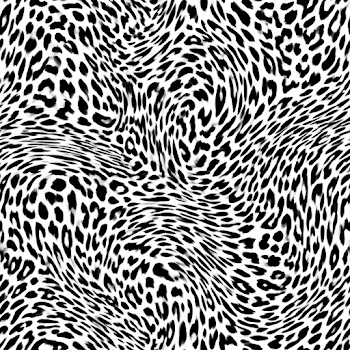 Abstract Monochrome Animal Print Pattern
