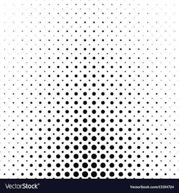 Abstract monochrome circle pattern background vector image
