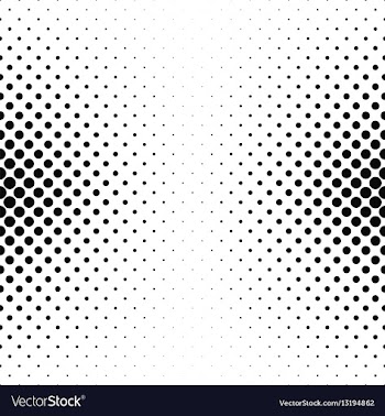 Abstract monochrome circle pattern background vector image