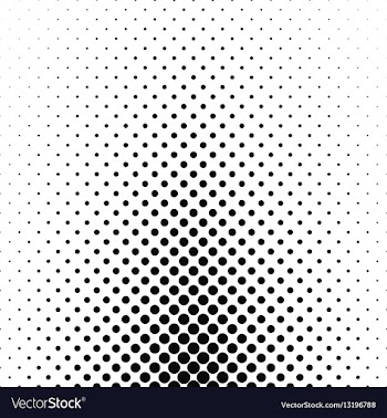 Abstract monochrome circle pattern background vector image