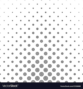 Abstract monochrome concentric circle pattern vector image