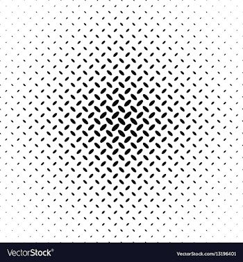 Abstract monochrome diagonal ellipse pattern vector image