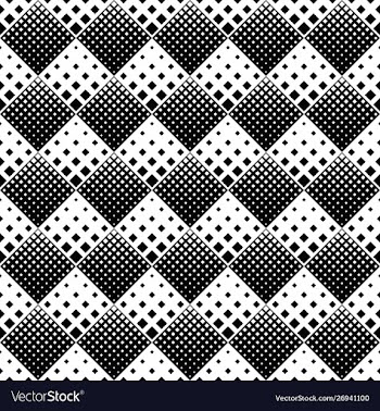 Abstract monochrome diagonal square pattern vector image