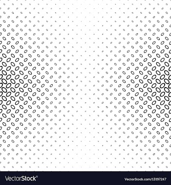 Abstract monochrome ellipse pattern design vector image