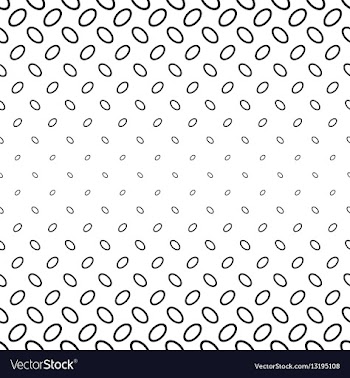 Abstract monochrome ellipse ring pattern design vector image