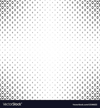 Abstract monochrome ellipse ring pattern design vector image