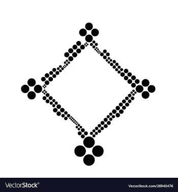Abstract monochrome geometrical circle blank vector image