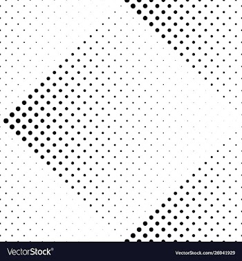 Abstract monochrome geometrical dot pattern vector image