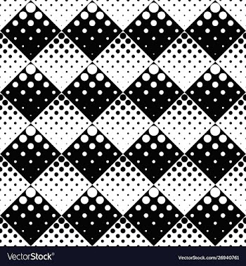Abstract monochrome geometrical seamless dot vector image