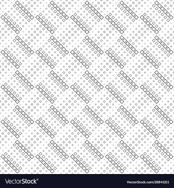 Abstract monochrome geometrical square pattern vector image