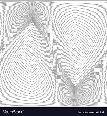 Abstract monochrome line pattern background vector image