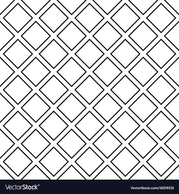 Abstract monochrome repeating square pattern vector image