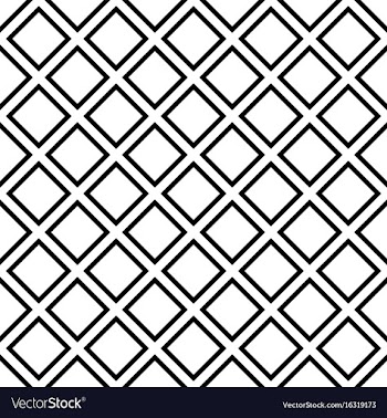 Abstract monochrome repeating square pattern vector image